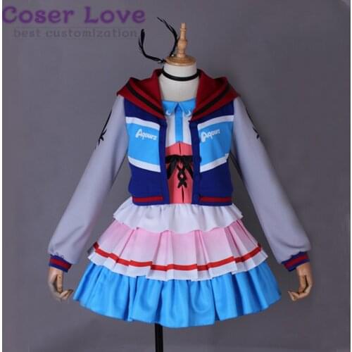 LoveLive Aqours Next SPARKLING Over the Rainbow Tsushima Yoshiko Cosplay Costume Halloween Christmas Costume