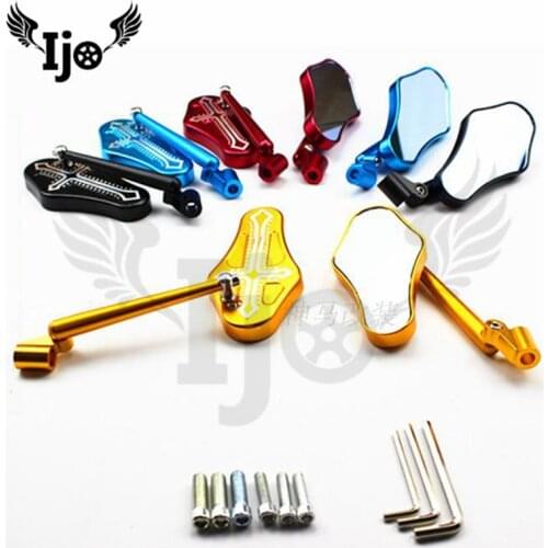 CNC Metal scooter motorbike retroviseur moto mirrors for ktm exc yamaha nmax honda grom motorcycle accessories rearview mirror