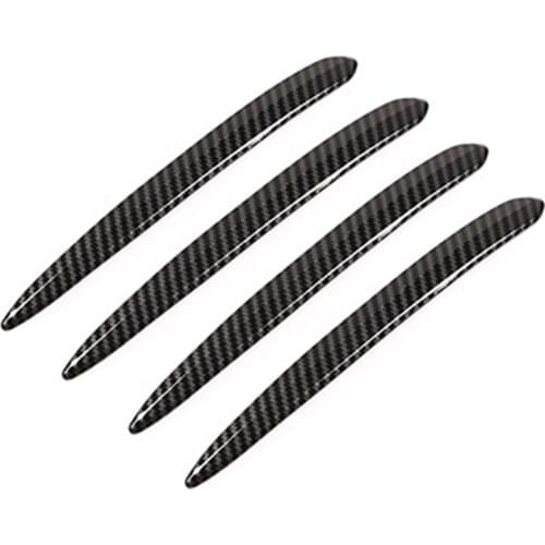 Carbon Fiber Door Handle Trim Sticker for -Bmw 5 Series G30 530Li X4 G02 2018-2019 Accessories