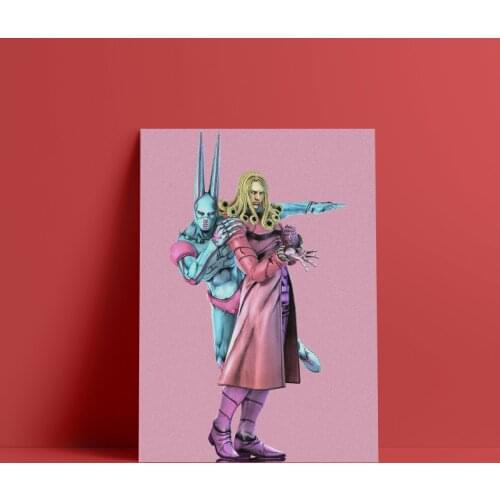 Canvas Wall Art HD Jojo S Bizarre Prints Poster Home Decoration Animation Role Painting For Living Room Modular Pictures Frame