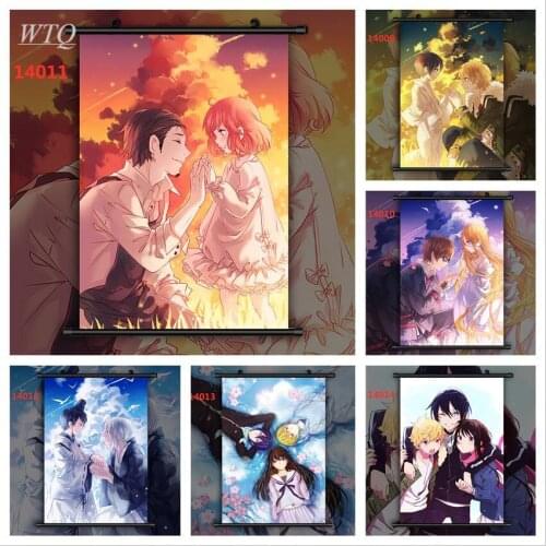 Noragami Yato Yukine Iki Hiyori Anime Manga HD Print Wall Poster Canvas Painting Anime Posters Wall Art Picture Room Home Decor