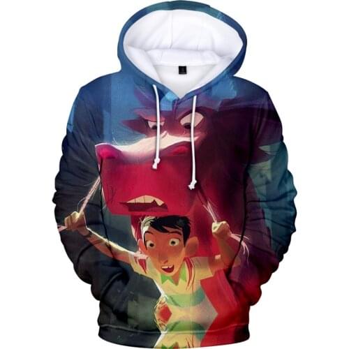New 3D Anime Wish Dragon Hoodies Men/women Cartoon Element Hoodie Personality Casual Children Long Sleeve Pullover