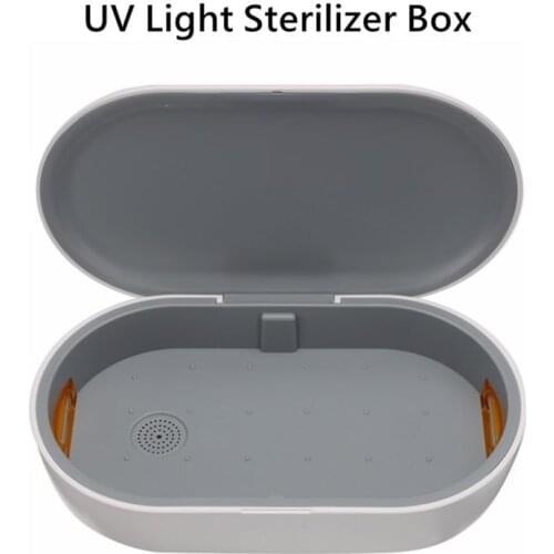 Portable UV Sterilizer Box For Phone Cleaner Sanitizer Disinfection Box Wireless Quick Charger Ultraviolet Light Sterilizer Box