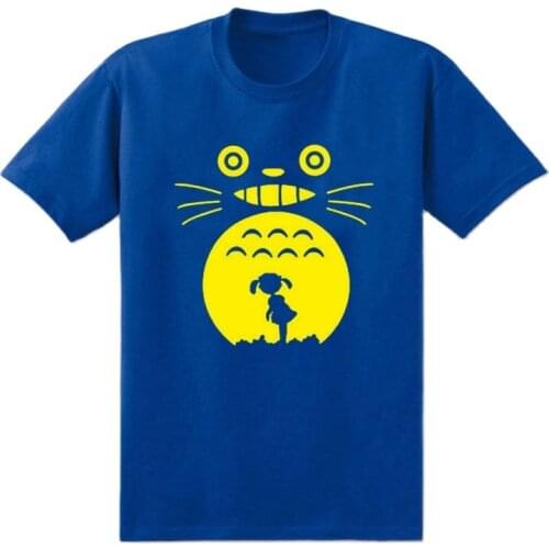 Unisex Japan Anime Tonari no Totoro Short Sleeve Cotton Casual T-Shirt Tee T Shirts
