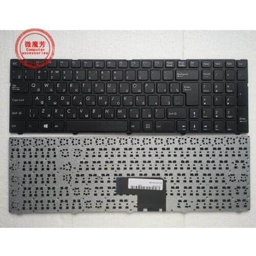 Russian RU Keyboard for DNS Pegatron For MSI E6237 E7416 P7627 P7628 E6239T P6643 P7631 MD 98873 black with frame