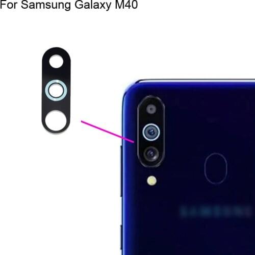 High quality For Samsung Galaxy M40 Back Rear Camera Glass Lens test good For Samsung Galaxy M 40 Replacement Parts