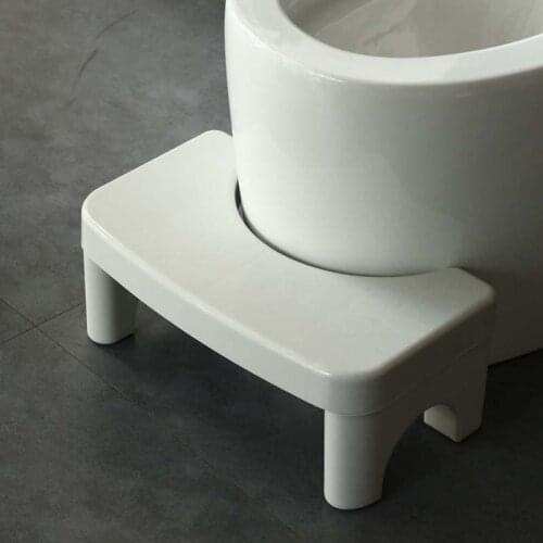 Toilet Stool Bathroom Step Stool Thickened Plastic Anti-Slip Adult Squat Artifact Household Child WC Stool