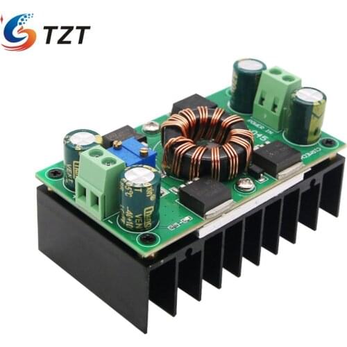 TZT 5V-30V To 1.25-30V 8A Voltage Regulator Converter 300W Automatic Step-Up/Down Boost Buck CVCC Power Supply Module
