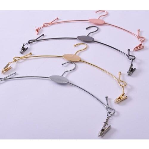 Underwear Hanger With Big Hook Metal Rose Gold Color Popular Costume Props Racks Bra Torage Holders SN2875