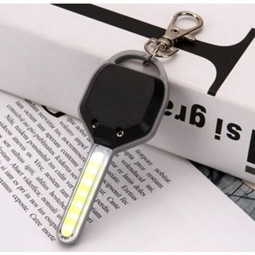 1pcs COB LED Keychain Flashlight KeyChain Keyring Torch Light Lamp Pocket Emergency Camping Hiking Fishing Lamp Backpack Light