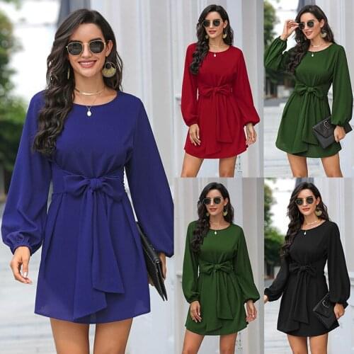 2020 Women Dress Pure Color Tie-in Waist Pregnant Womens Dress Soft Comfortable Cotton Spot Vestidos Gestante Pregnancy Dress