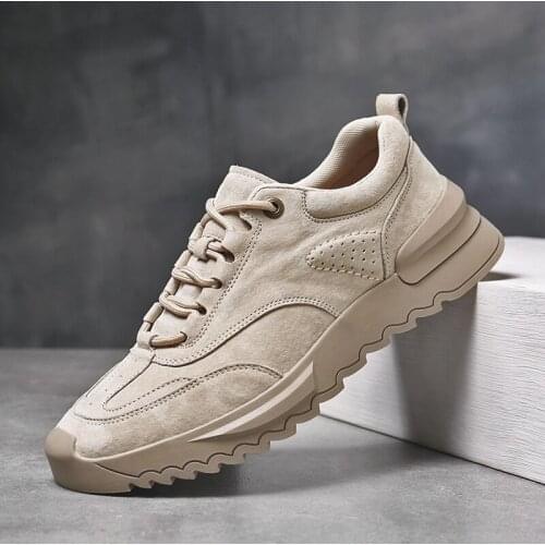 2021 Mens Leather Casual Shoes Men Fashion Comfortable Spring Male Fashion Sneakers Men Shoes