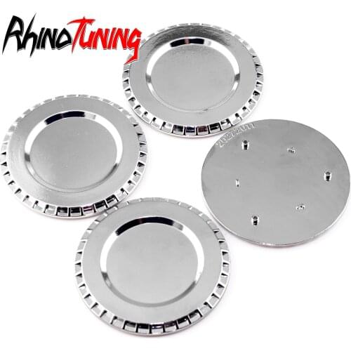 4Pcs 60mm Universal Hubcaps Badge Emblem Styling Zinc Alloy Quality Auto Parts