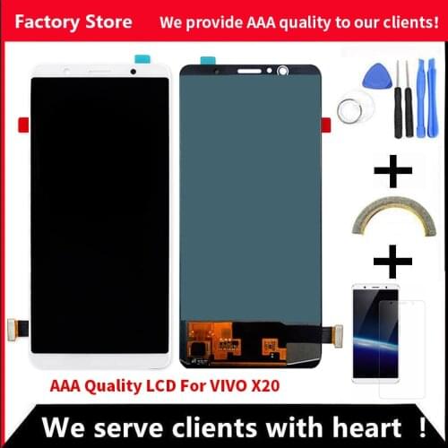 6.01" AAA Quality LCD For VIVO X20 LCD With Frame Display Screen For VIVO X20 LCD Screen Display 2160*1080 Resolution