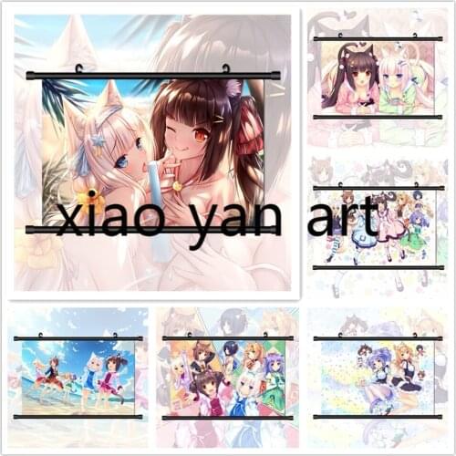 5D Nekopara Vanilla and Chocolate Anime Diamond Painting Diamond Inlaid DIY Full Diamond Embroidery Living Room Home Decoration