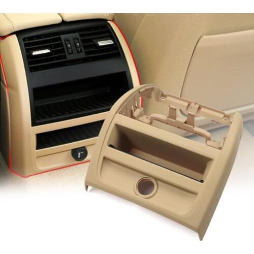 Car Air Conditioner Rear Center Console Air Outlet Frame Trim Cover For BMW 5 Series F10 F11 F18 523i 525i 528i 530i 2010-2017