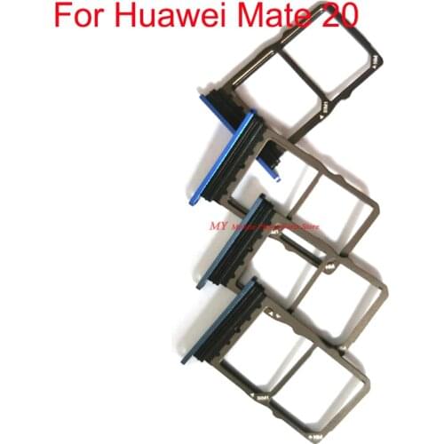 10 PCS New Sim Card Tray Holder Slot For Huawei Mate 20 Mate20 Sim tray Card Reader Holder Slot Connector Repair Spare Part