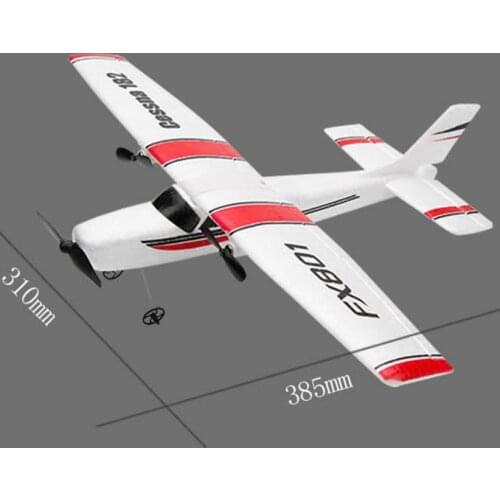 DIY RC Plane Toy EPP Craft Foam Electric Outdoor Remote Control Glider FX-801 Remote Control Airplane DIY Fixed Wing Aircraft