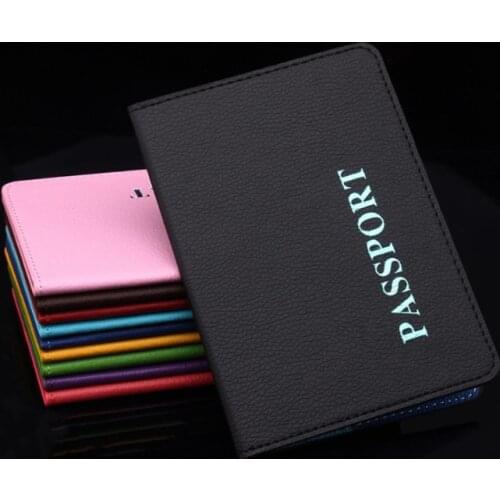 1PCS Travel Passport Holder Card Cover on the Case for Womens Men Adventure porta passaporte pasport paspoort