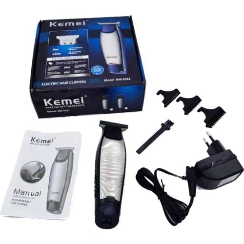 Kemei 5021 hair trimmer electric hair clipper barber hair cutting machine for tool shaver rechargeable razor 0mm beard shaving