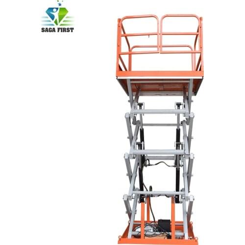 Material Cargo Lifting Warehouse Table Scissor Lift