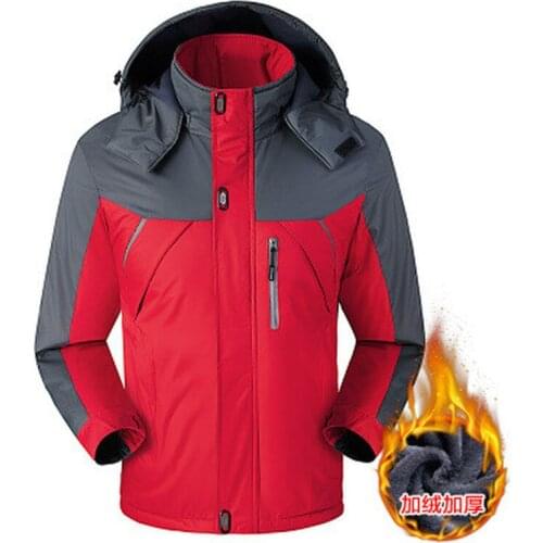 2021 Winter Jacket Men Cotton-Padded Plus Velvet Thick Assault Clothes Cold-proof Cotton Large Size Loose Tide Windbreaker Coat