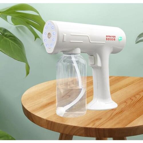 18oz Nano Spray Gun Electric Blue Light Sprayer Fogging Disinfection Fogger