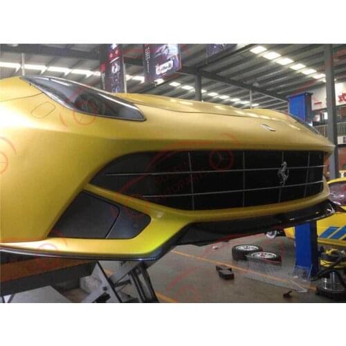 Fit for ferrari f12 carbon fibre front lip diffuser spoiler plate body kit auto accessories