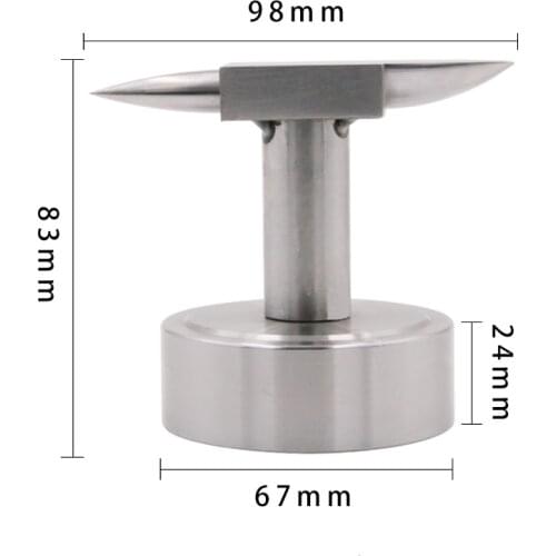 Professional Jewelry Double Horn Anvil with Wide Base Jewelry Processing Forming Shaping Tool Jewelry Making Tool for Jeweler
