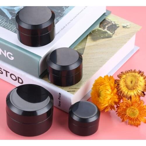 1pc 5g/10g/15g/30g Refillable Bottle Cosmetic Empty Jar Acrylic Pot Eyeshadow Makeup Bottle Jar Face Cream Box Container Storage