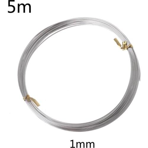 Silver Metal Flexible Anodized Aluminum Armature Wire DIY Sculpture and Crafts