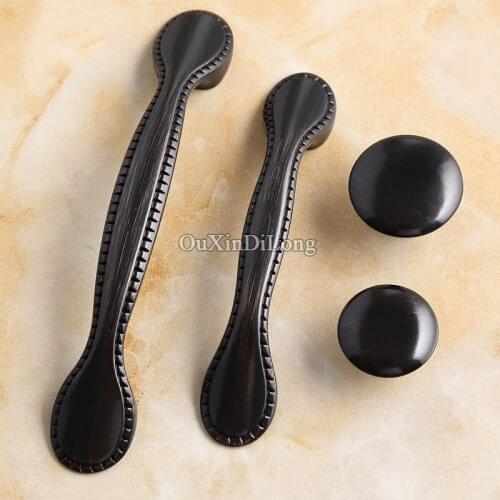 Top Designed 20PCS Zinc Alloy Furniture Handle European Style Drawer Wardrobe Cupboard Wine Cabinet Kitchen Pull Handles & Knobs