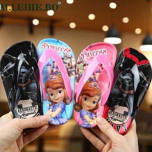 Childrens Summer New Unicorn Shoes Cartoon Pattern Sophia Princess Shoes Toddler Boys Girls Non-slip Beach Childrens Shoes