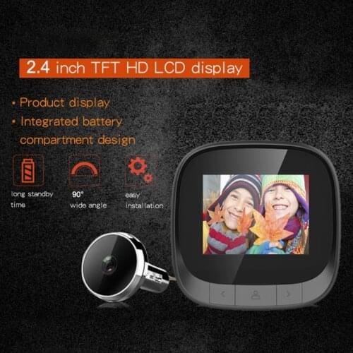 Video Doorbell Camera Audio Intercom Internal Storage Built-in Battery 120 Days Standby for Home