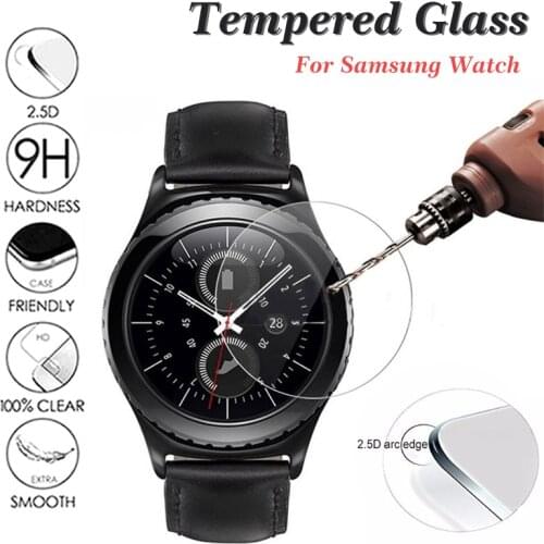 For Galaxy Watch 46mm 42mm 3 41/45mm Tempered Glass for Samsung Gear S3 Classic Frontier Screen Protector Protective Glass Films