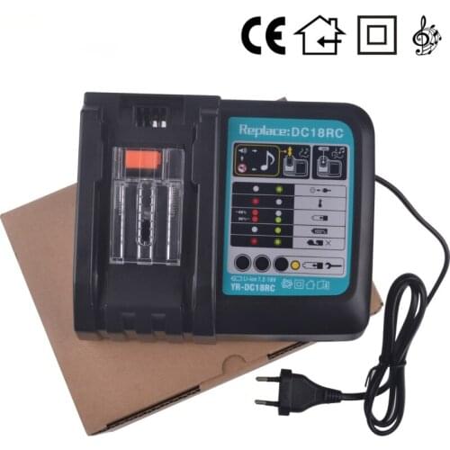 NEW DC18RC Li-ion battery charger 3A charging current 14.4V 18V BL1830 BL1430 BL1415NA Portable power tool smart 3A charger