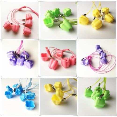 10pcs Multicolor Milk Tooth Box baby tooth box Childrens Dental case the Gift from tooth fairy
