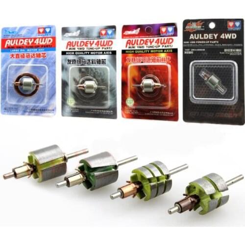 2 Bags 1/32 Scale Mini 4WD Car Model Motor Armature Components Motor Axis Rotor Spare Part