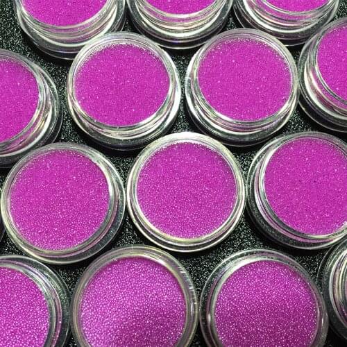 3g/bottle Micro Crystal Glass Beads Nail Art Magic Candy 3D Pink Tiny Clear Caviar Rhinestone For Nails Art Decorations
