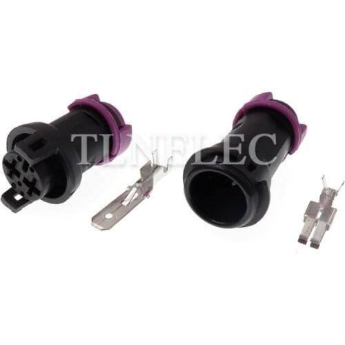 813972926 813972923 TE 2 Pin Male Female Circular Waterproof Fog Lamp Plug Connector for Toyota Mazda Rx7