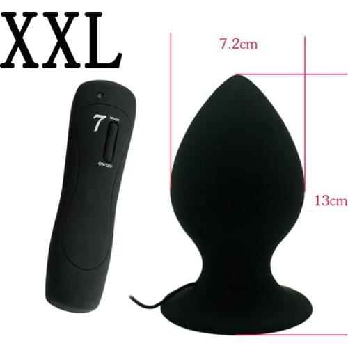 Large Anal Vibrator Sex Toys Women Men Silicone Super Big Butt Plug Huge Anal Plug Unisex Anus Expansion Erotic Toys Sex Product