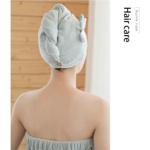 Microfiber Hair Fast Drying Dryer Towel Bath Wrap Hat Quick Cap Turban Dry Quick Drying Lady Household Textile Bath Accessories