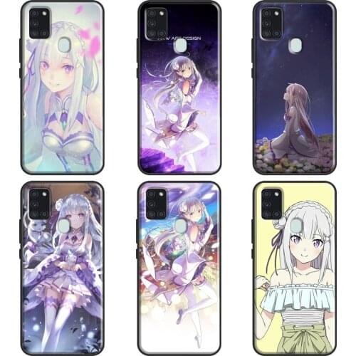 Emilia Re Zero Case For Samsung A51 A71 A11 A31 A10 A20 S A30 A40 A50 A70 A21S A20e A12 A32 A52 A72 Cover