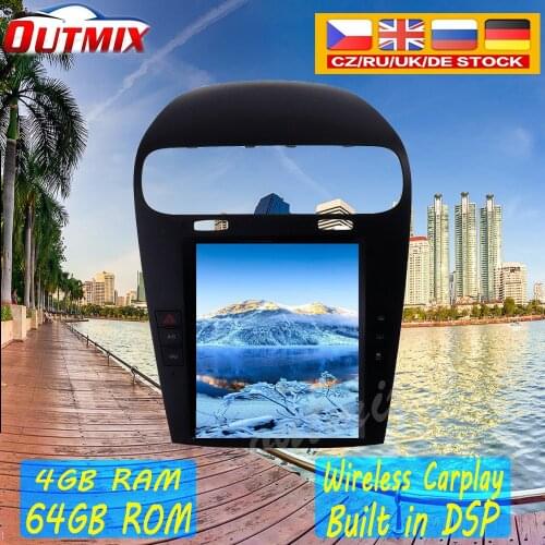 For Dodge Journey For Fiat Freemont style Android 10. 4G car GPS Navigation radio tape recorder headunit Multimedia player For