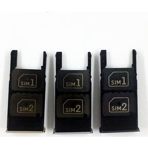 For Motorola Moto X Style XT1570 XT1572 XT1575 Silver/Gray/Gold Color Dual SIM And Micro SD Memory Card Tray Holder