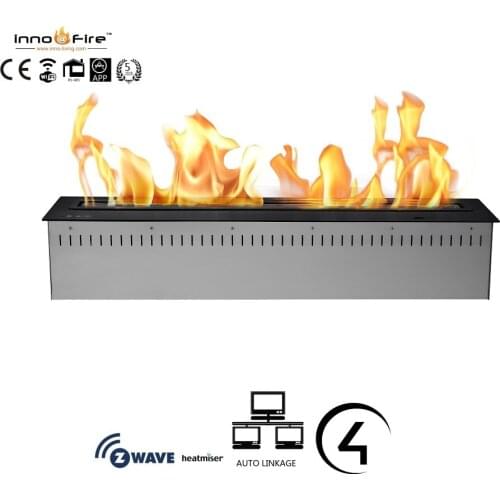 Inno-Fire 72 inch intelligent smart electric home decorate ethanol fireplace alcohol burner