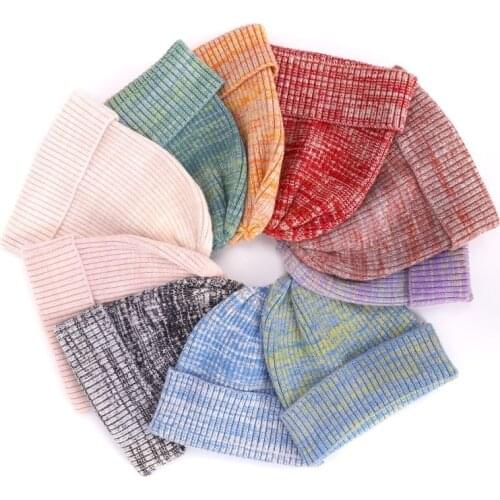 KENSHELLEY Casual Innovative Simple High Quality Beanie Two Tones Color Luxury Beanie Soft Acrylic Warm Knitting Beani