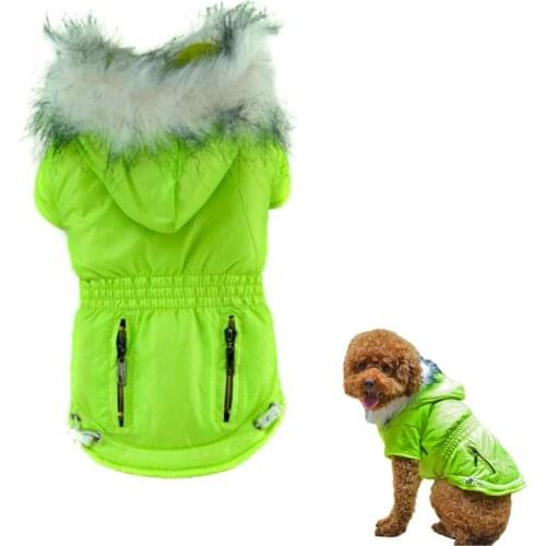 Padded Thickening Warm Winter Dog Clothes Dog Coat Jacket Hoodies Pet Dog Clothing For Small Dogs Chihuahua Teddy Yorkie