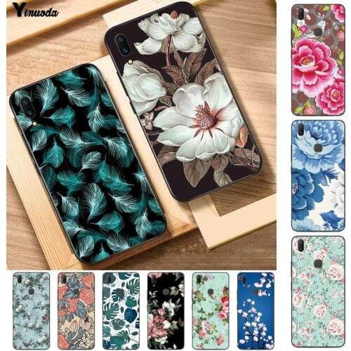 Yinuoda Flower Soft Phone Cover for Vivo Y91C 31 53 19 11 17 81 55 66 69 71 V11 i 9 7 67