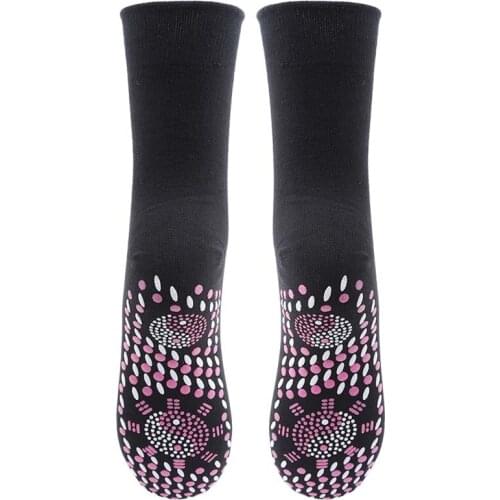 4 Colours Women Men Tourmaline Self Heating Socks Help Warm Cold Feet Comfort Hot Unisex Winter Necessity Warm Socks